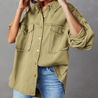 Ella™ - Stylish Denim Jacket — Allmycloset (view 7)