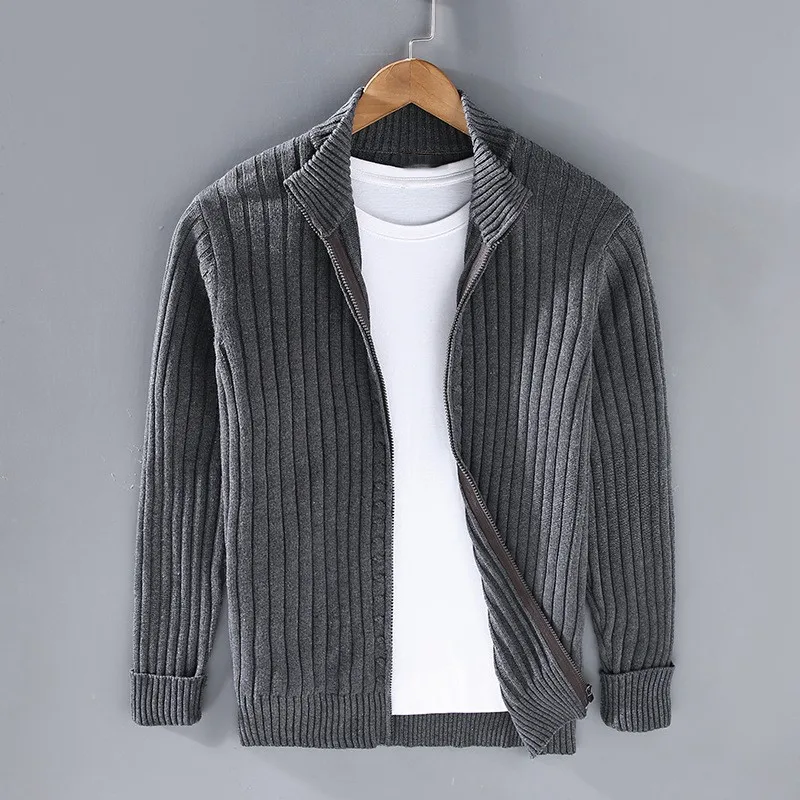 Noah™ - New Men's Zip Cardigan — Allmycloset (view 7)