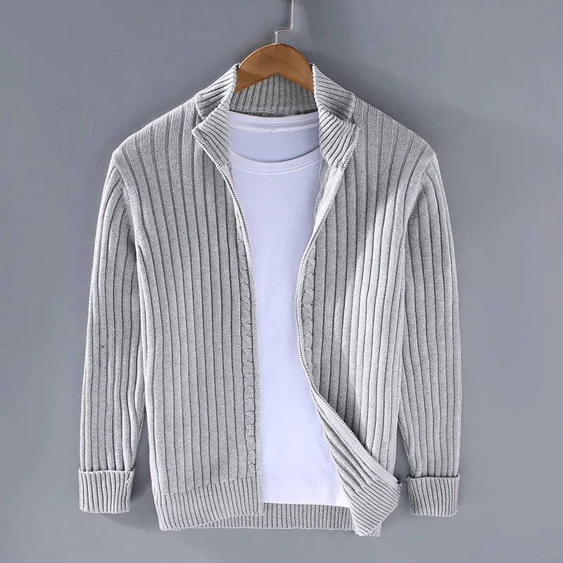 Noah™ - New Men's Zip Cardigan — Allmycloset