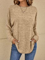 Elegant Long Sleeve Casual Sweater by Elizabeth — Allmycloset (view 5)