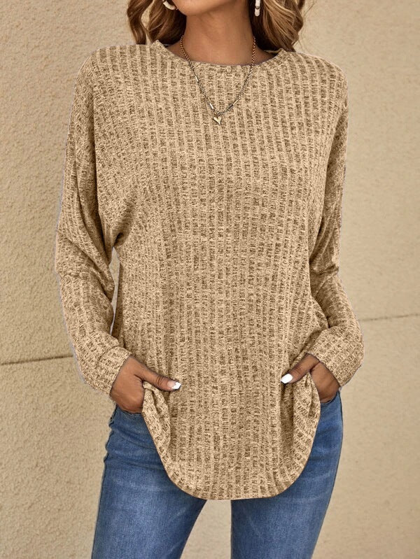 Elegant Long Sleeve Casual Sweater by Elizabeth — Allmycloset (view 5)