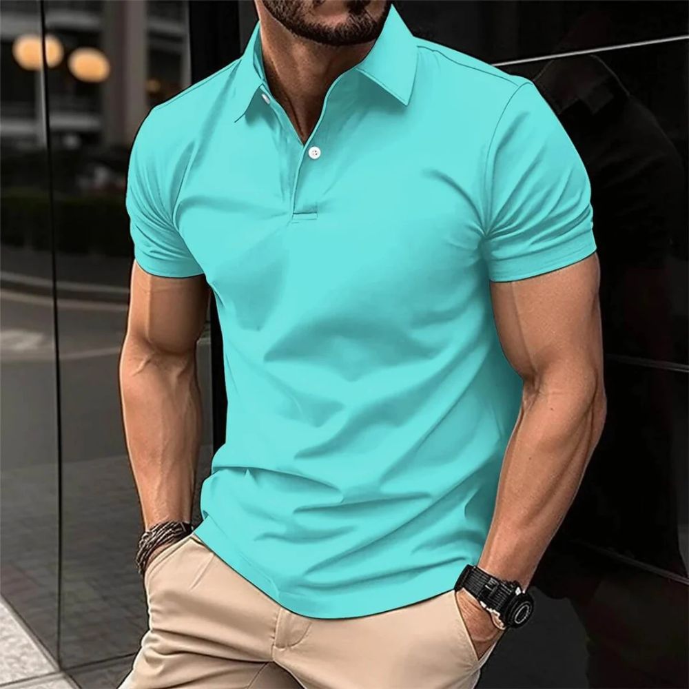 Stylish men's polo shirt for summer - Odmar — Allmycloset (view 8)