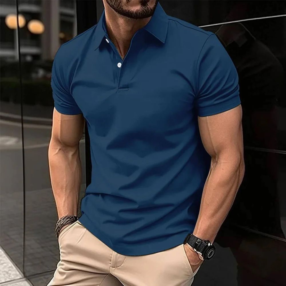Stylish men's polo shirt for summer - Odmar — Allmycloset (view 5)