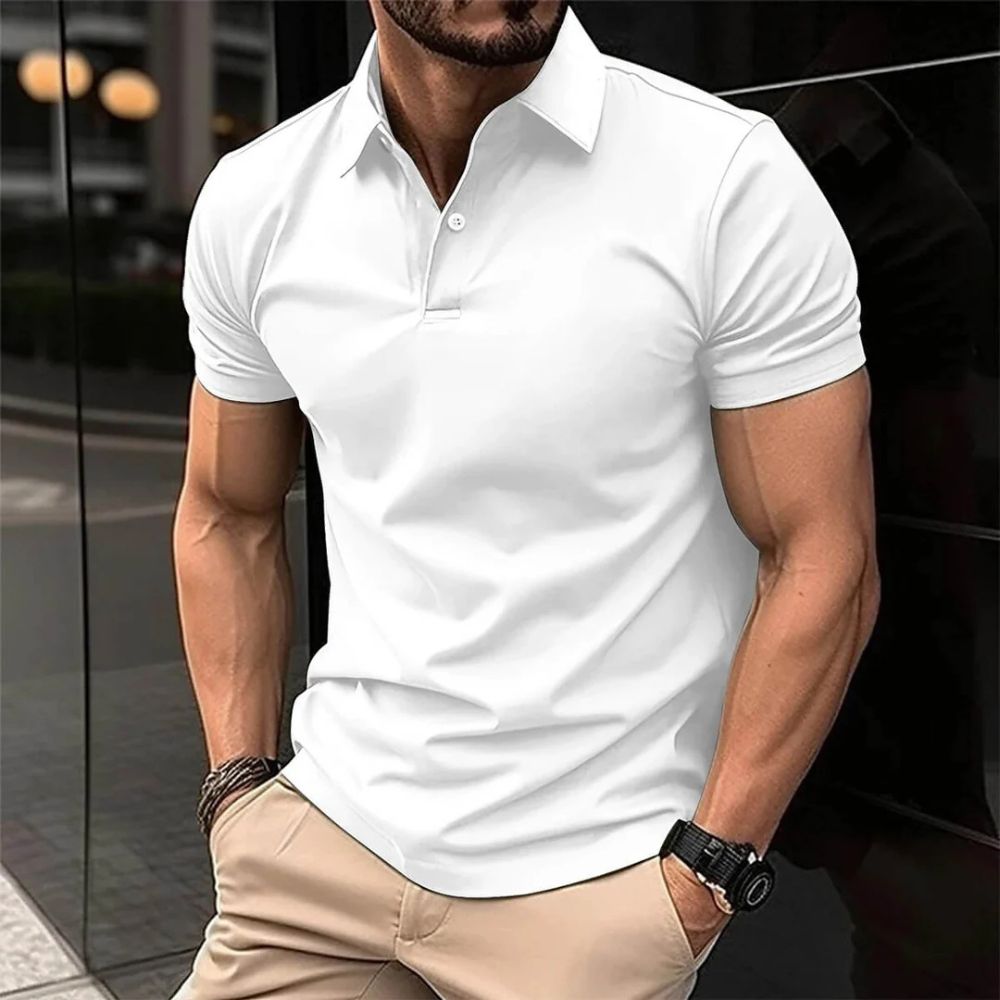 Stylish men's polo shirt for summer - Odmar — Allmycloset (view 2)