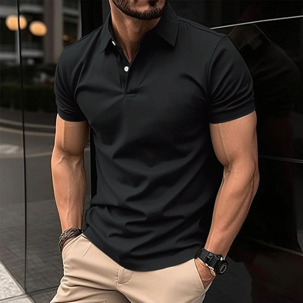 Stylish men's polo shirt for summer - Odmar — Allmycloset (view 3)