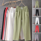 Emma™ - Cotton Linen Pants — Allmycloset