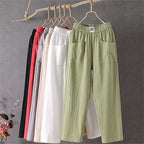 Emma™ - Cotton Linen Pants — Allmycloset (view 3)