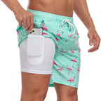 Men's Shorts Drawstring Printed | Swim