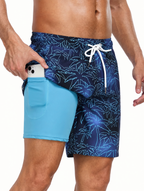 Men's Shorts Drawstring Printed | Swim