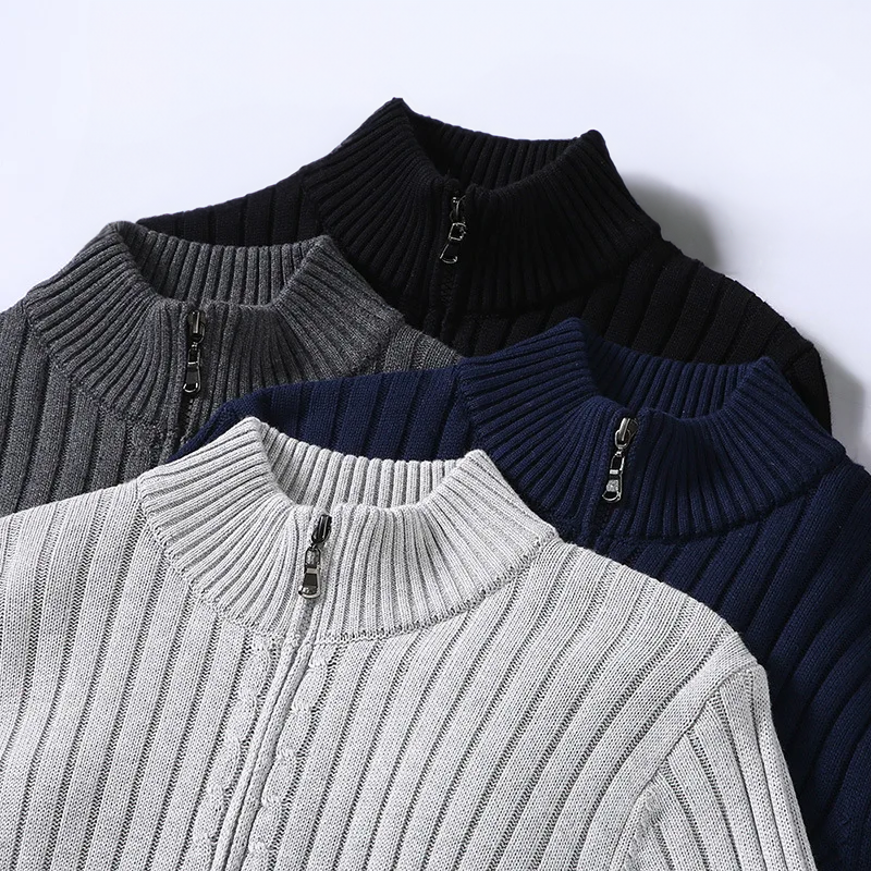 Noah™ - New Men's Zip Cardigan — Allmycloset (view 4)