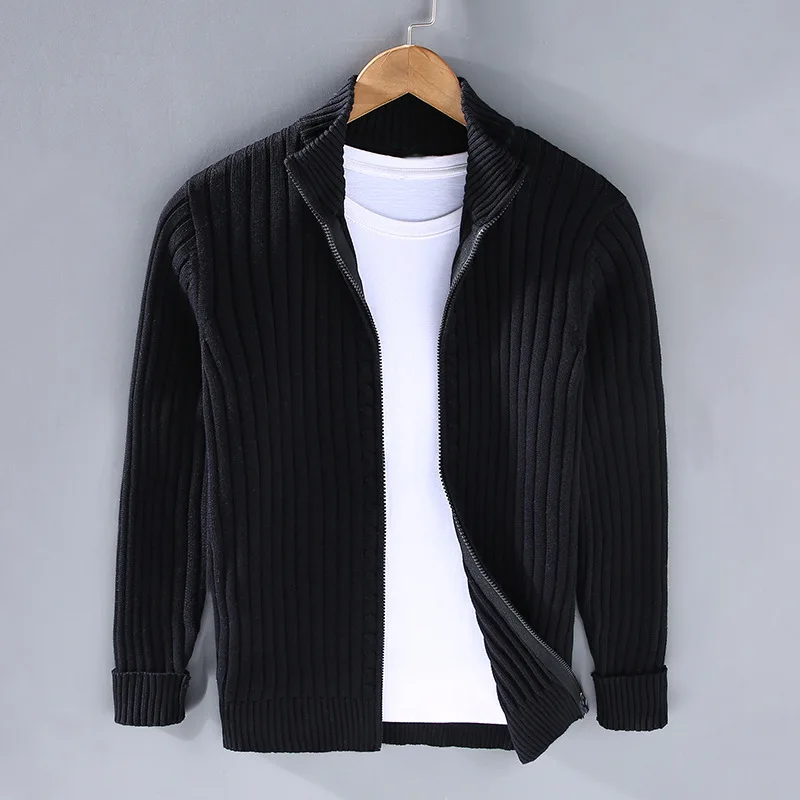 Noah™ - New Men's Zip Cardigan — Allmycloset (view 6)