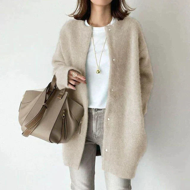 Mia™ - Loose Vintage Cardigan Vest — Allmycloset (view 5)